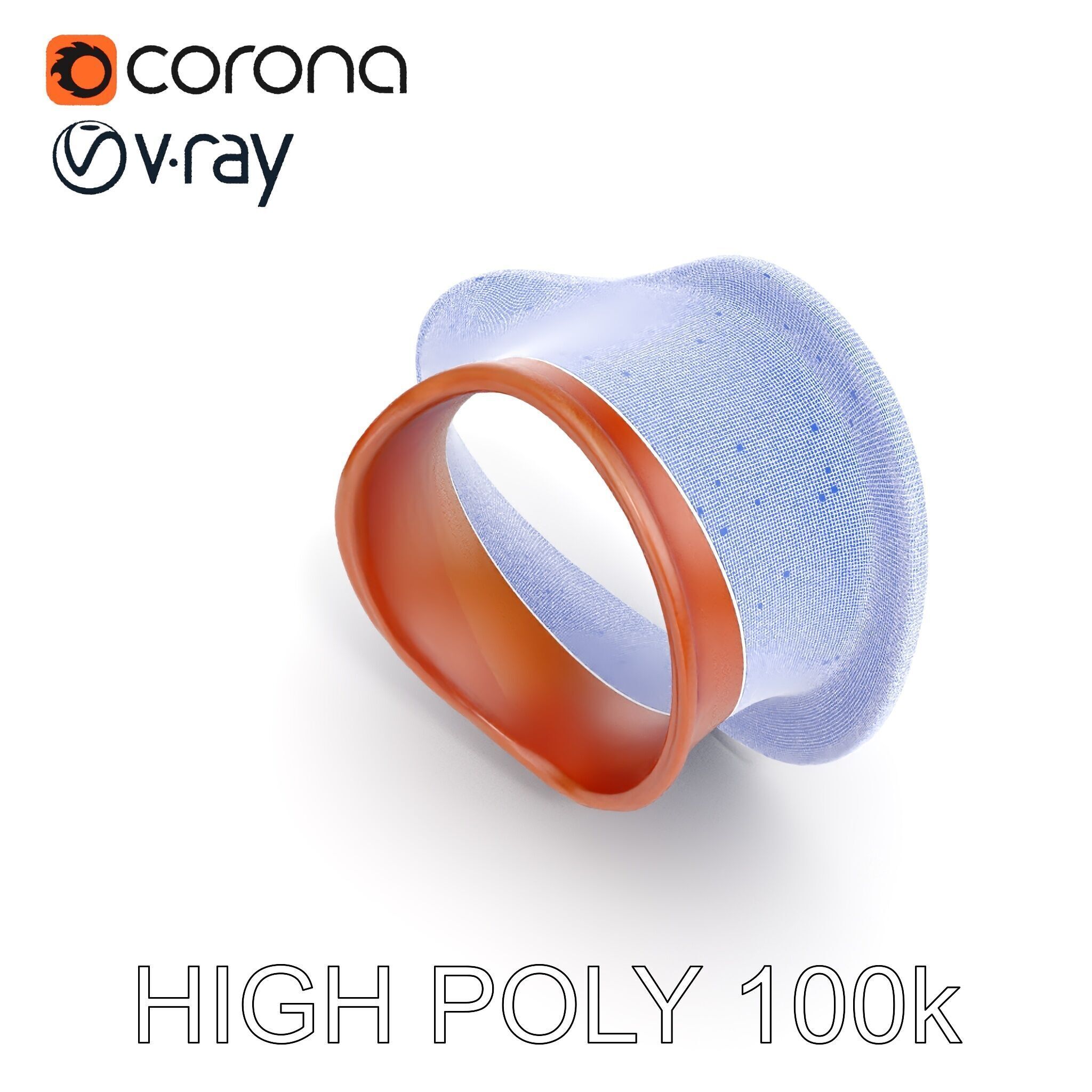 Rustic Torus Knot Decor D Model Pack Low-poly 3D model_36