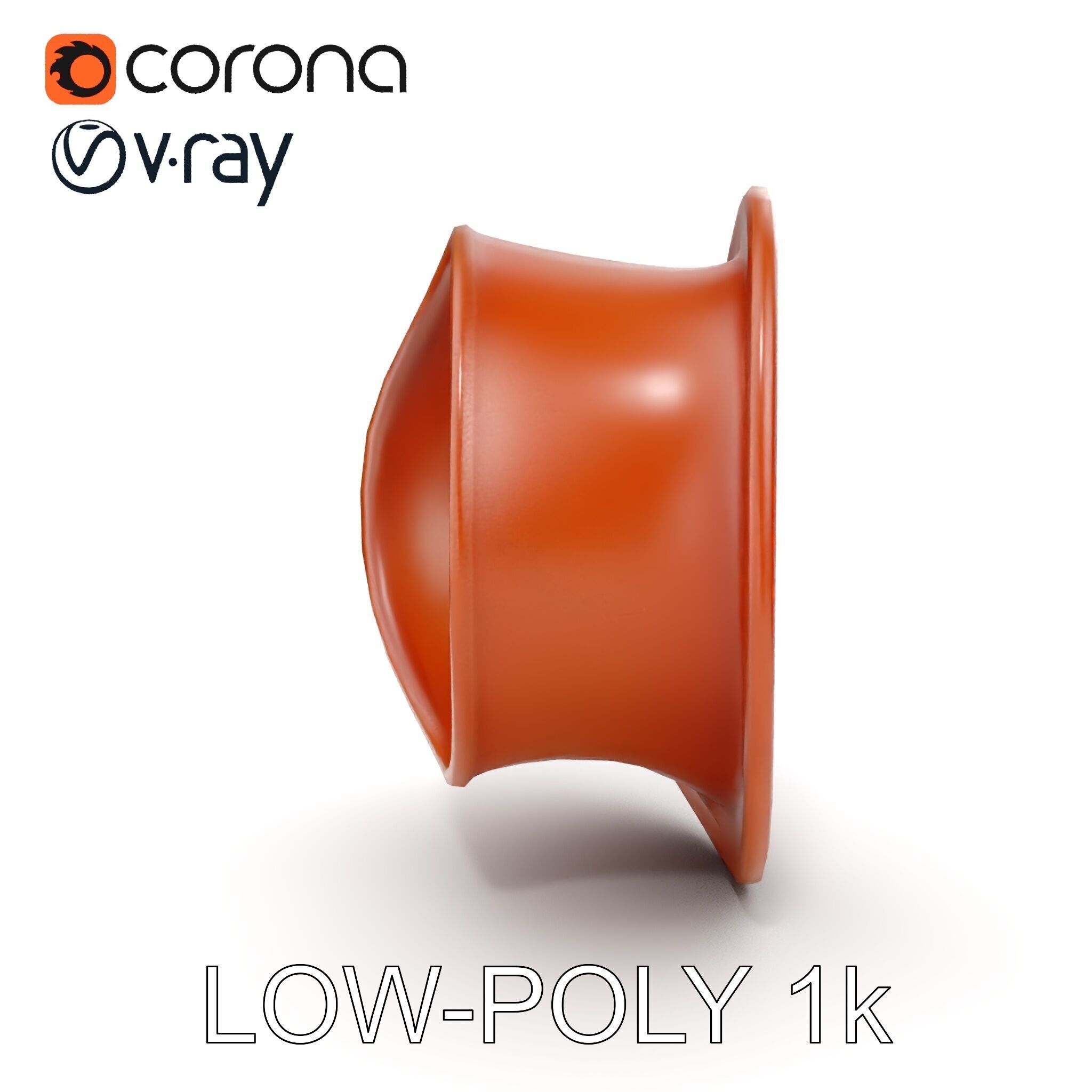 Rustic Torus Knot Decor D Model Pack Low-poly 3D model_10