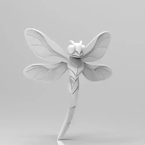 Mystical Libellula Minimalist Sculpture
