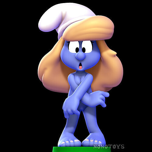 Smurfette - NSFW 3D print model