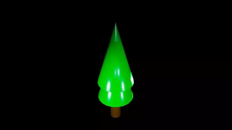 Simple Tree 3D model_0