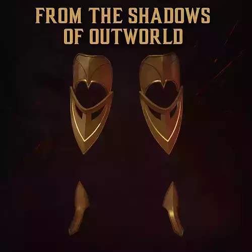 Mortal Kombat Mileena Leg Armour 3D DIGITAL DOWNLOAD