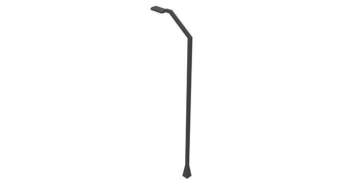 Street Furniture - Outdoor Lighting - Street Lamp I Low-poly 3D model