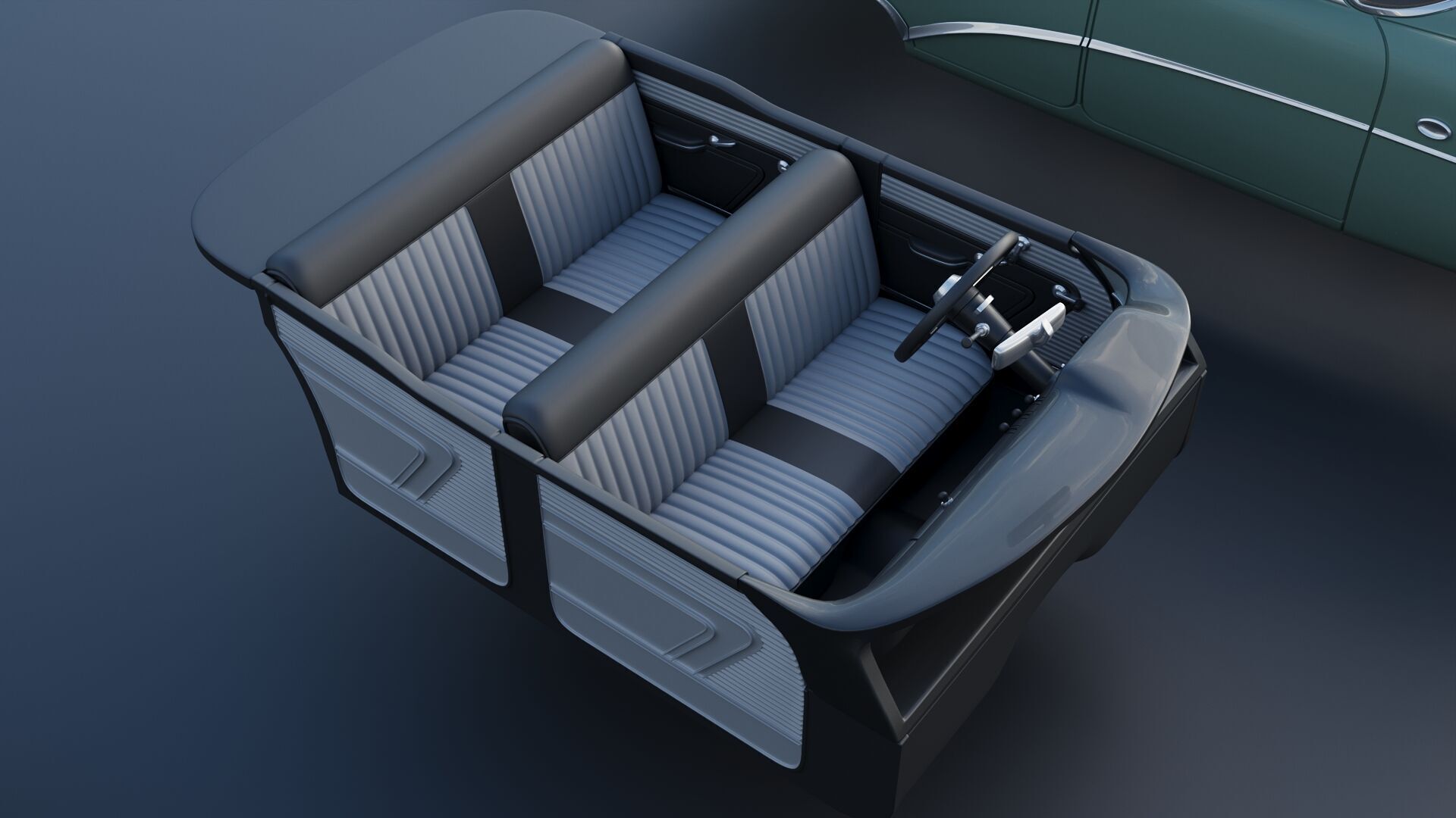 Buick Special 4-Door Sedan 1954 3D print model_24