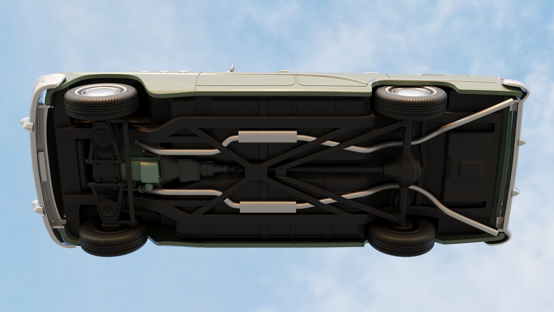 Buick Special 4-Door Sedan 1954 3D print model_16