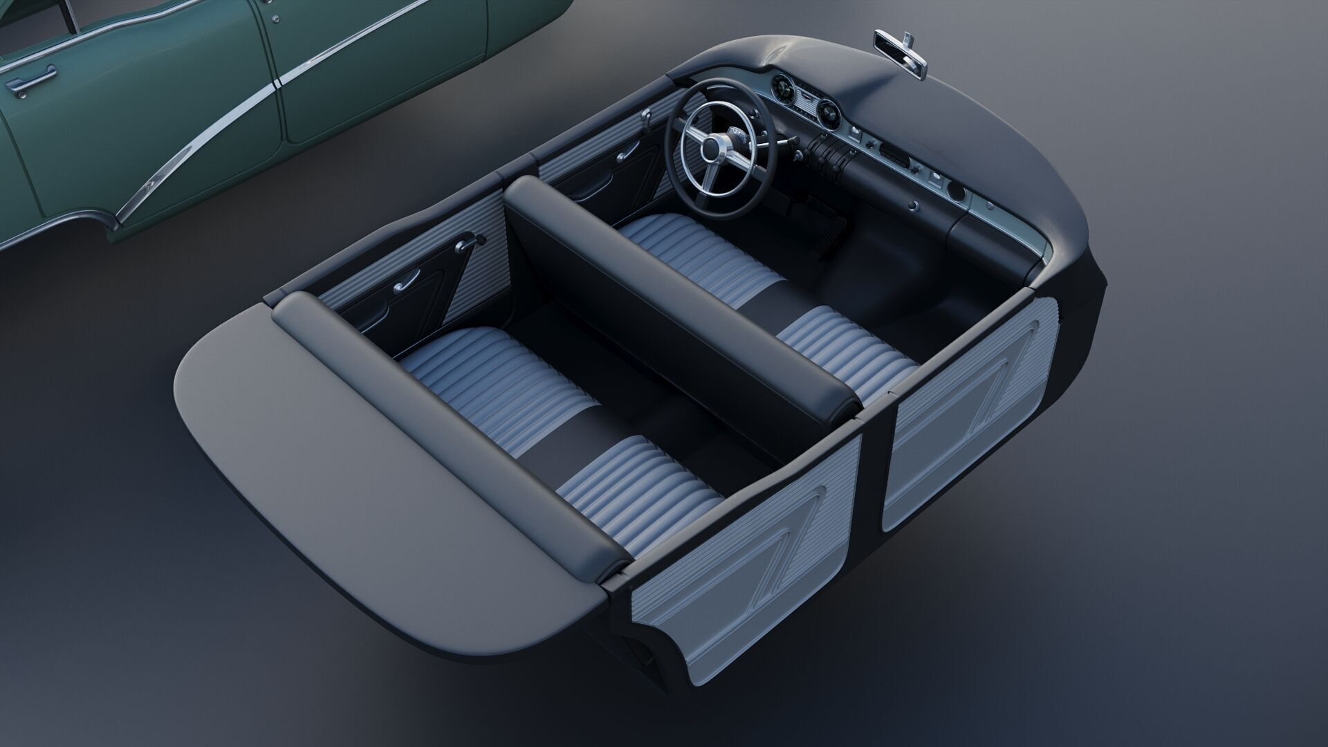 Buick Special 4-Door Sedan 1954 3D print model_25