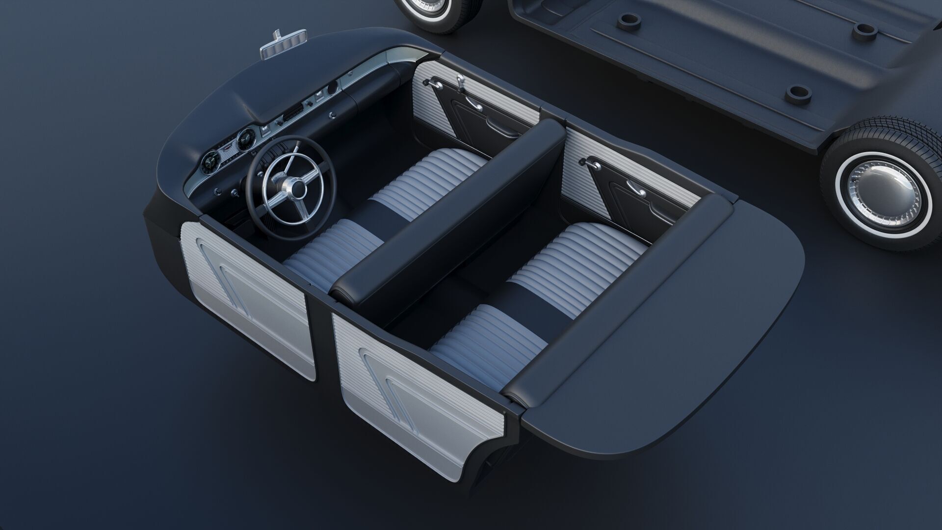 Buick Special 4-Door Sedan 1954 3D print model_26