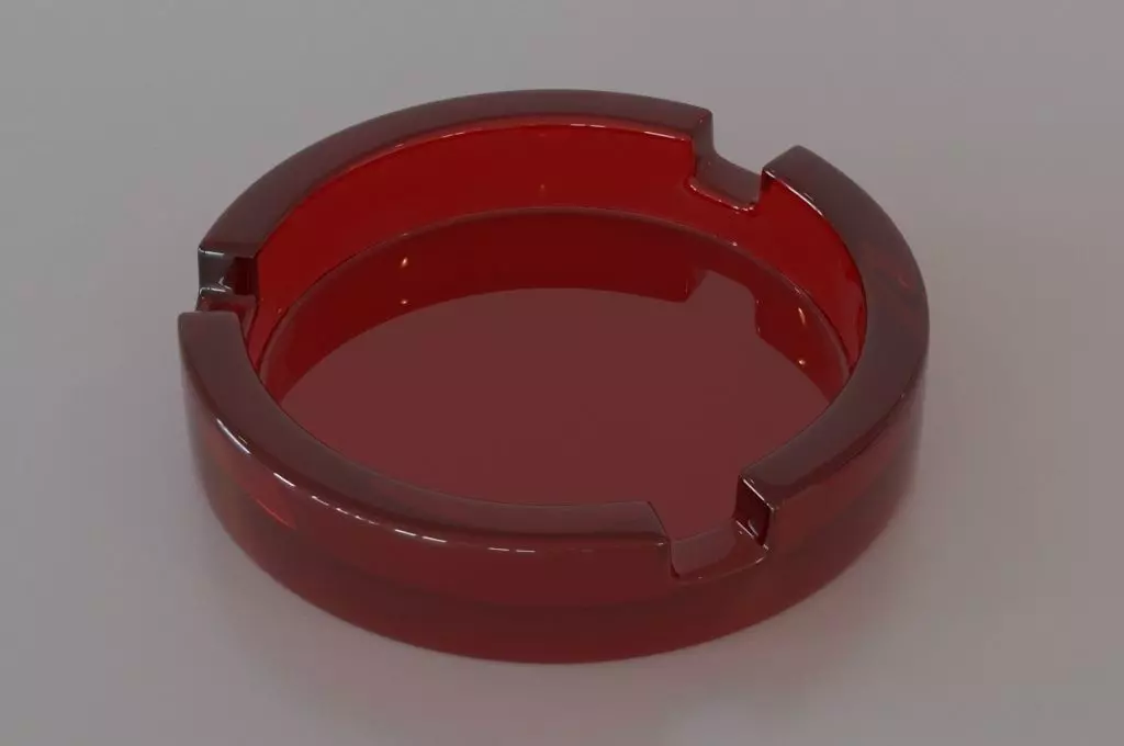 Ashtray glass 3D model