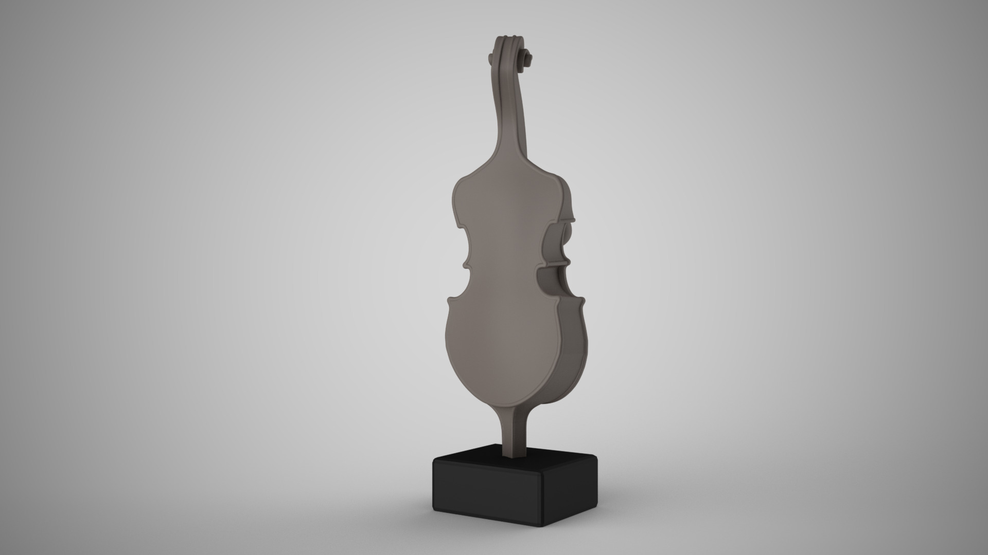 Abstract Violin Body 3D print model_6