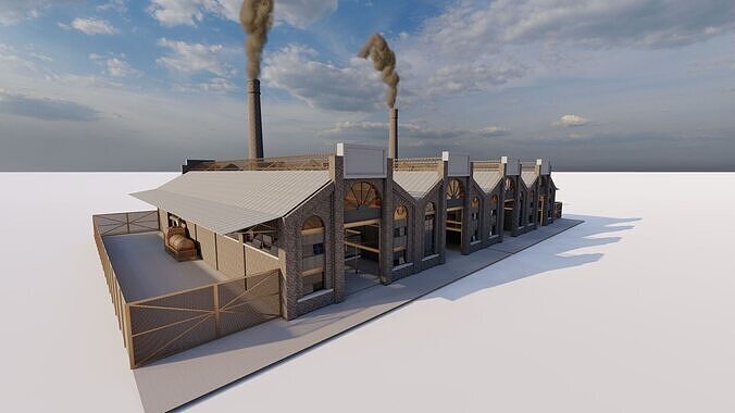 Warehouse-Warehouse Building 3D model