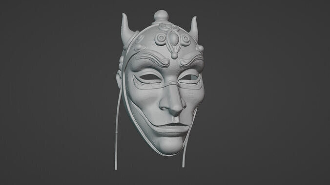 Shoguns Wrath - Tactical Samurai Face Mask 3D print model