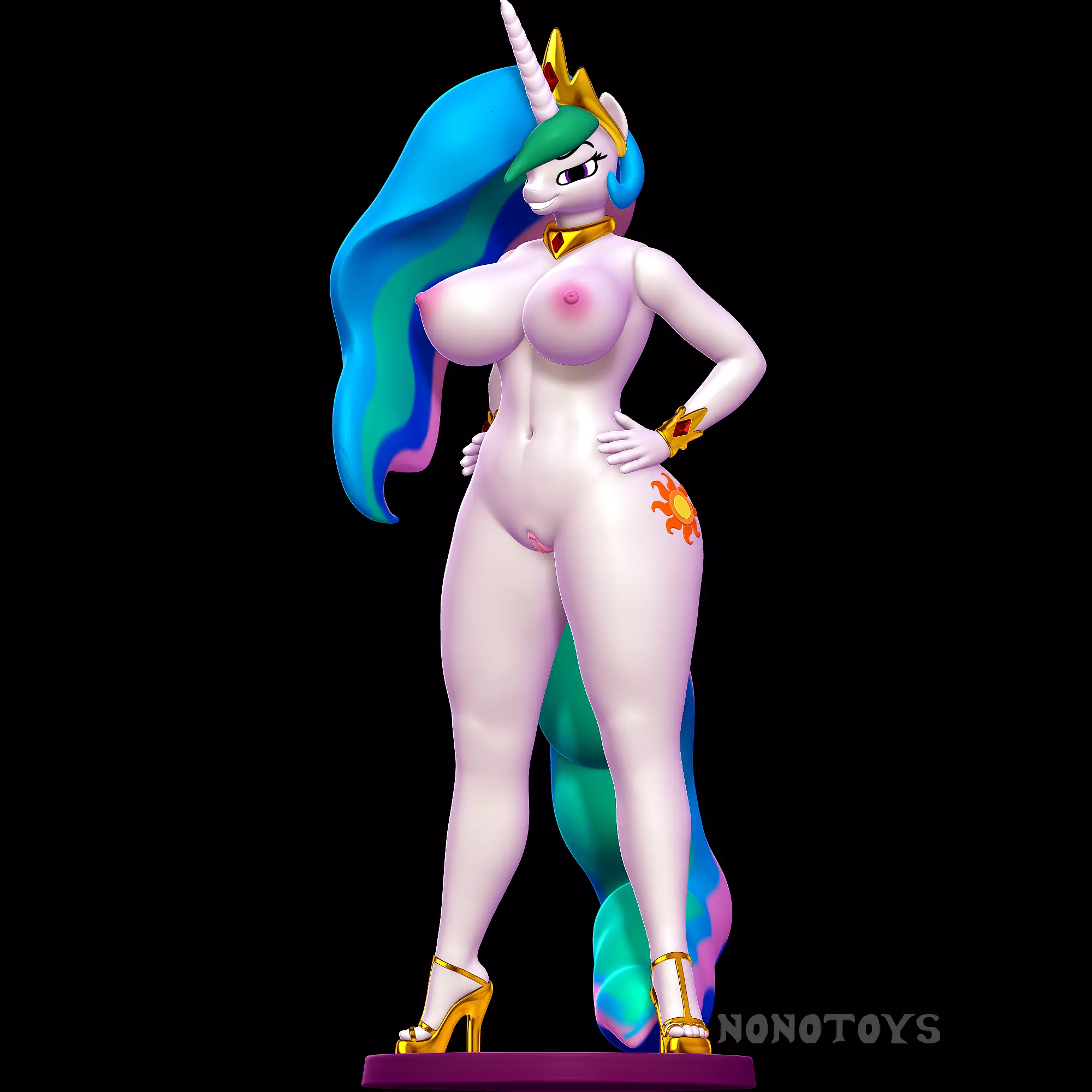  Princess Celestia - NSFW and SFW 3D print model_0