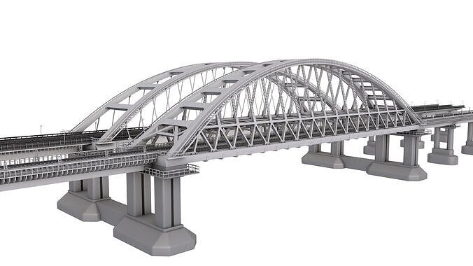Crimean Bridge 3D model