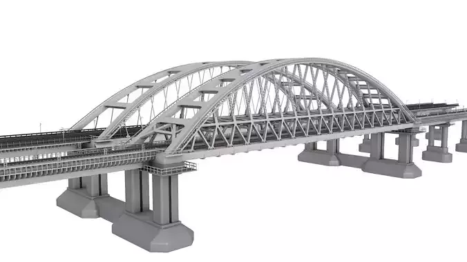 Crimean Bridge 3D model