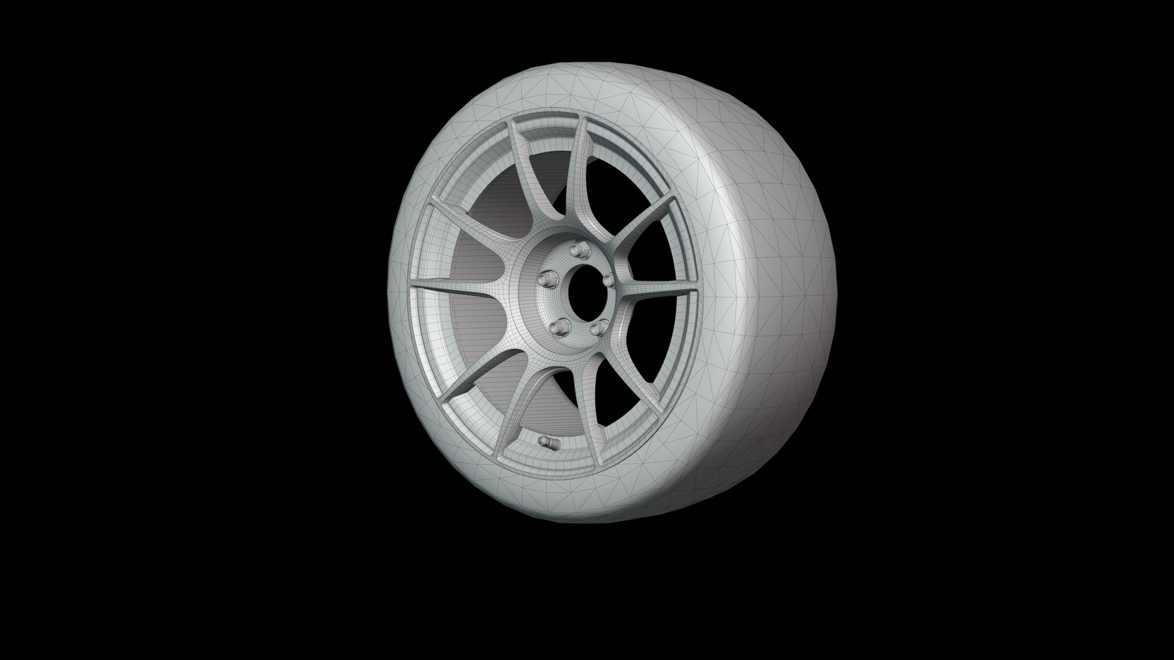 SSR GTX01 Low-poly 3D model_10