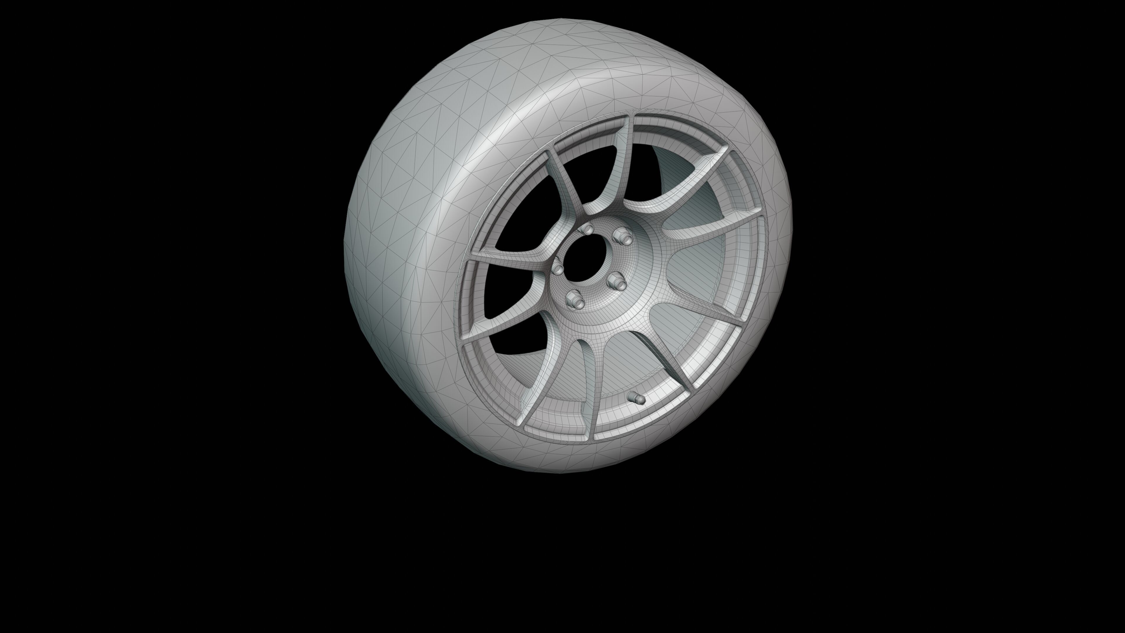 SSR GTX01 Low-poly 3D model_11