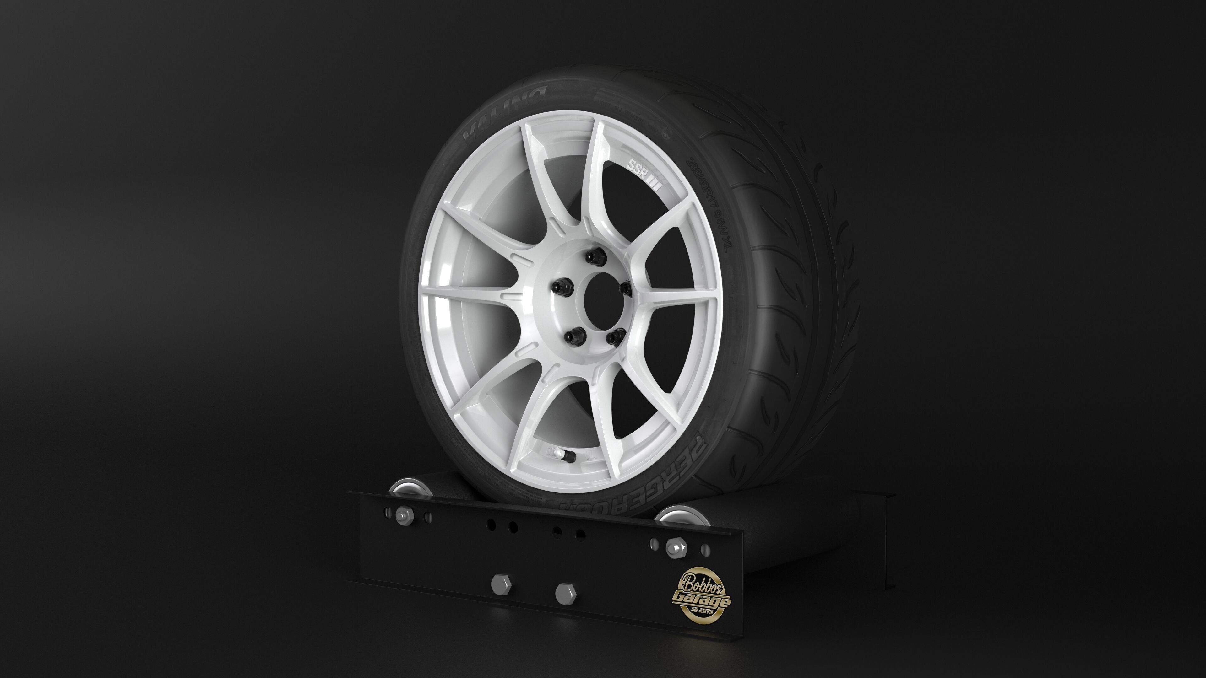 SSR GTX01 Low-poly 3D model_7