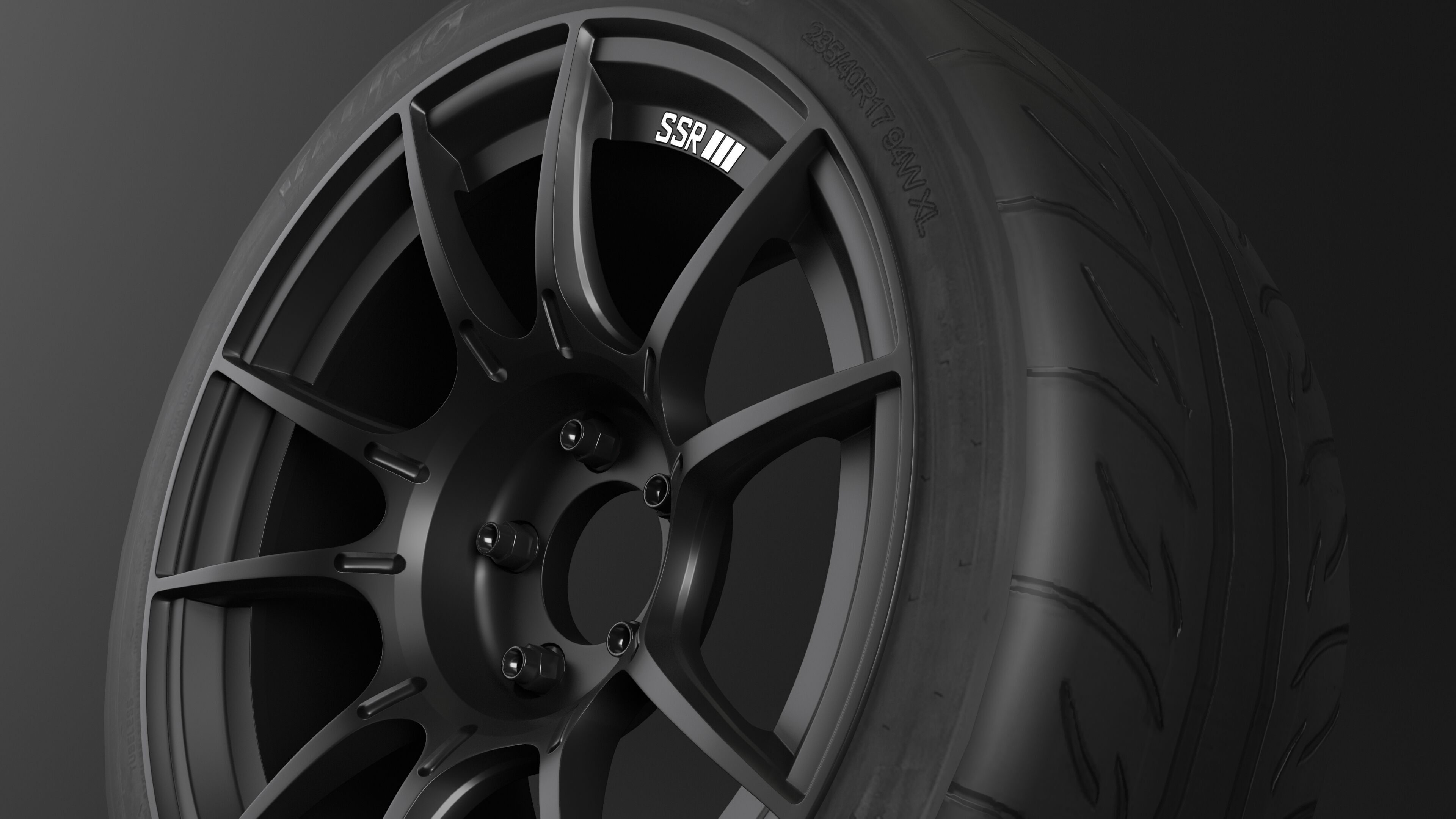 SSR GTX01 Low-poly 3D model_3