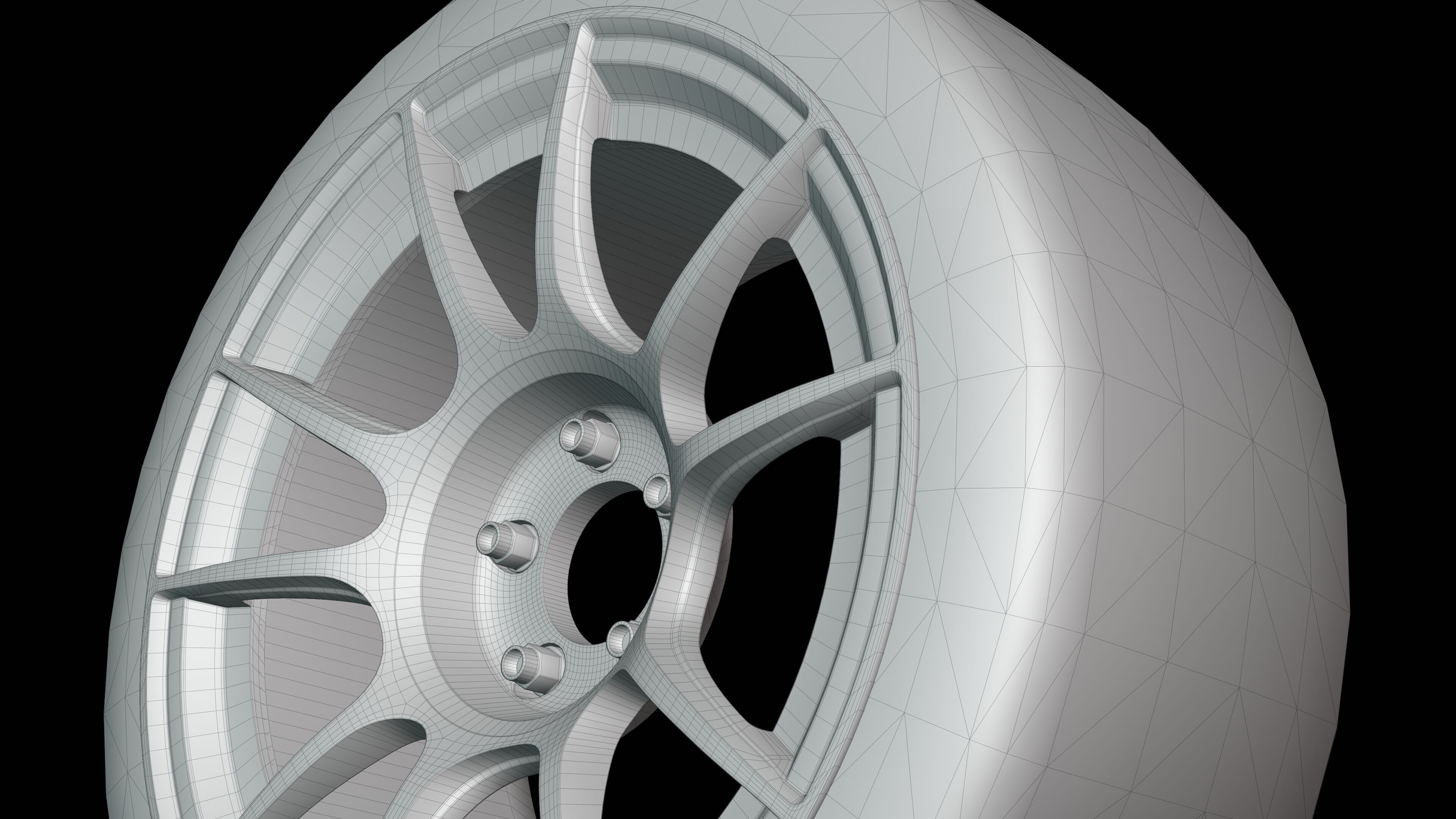 SSR GTX01 Low-poly 3D model_9