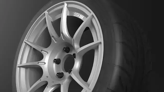 SSR GTX01 Low-poly 3D model