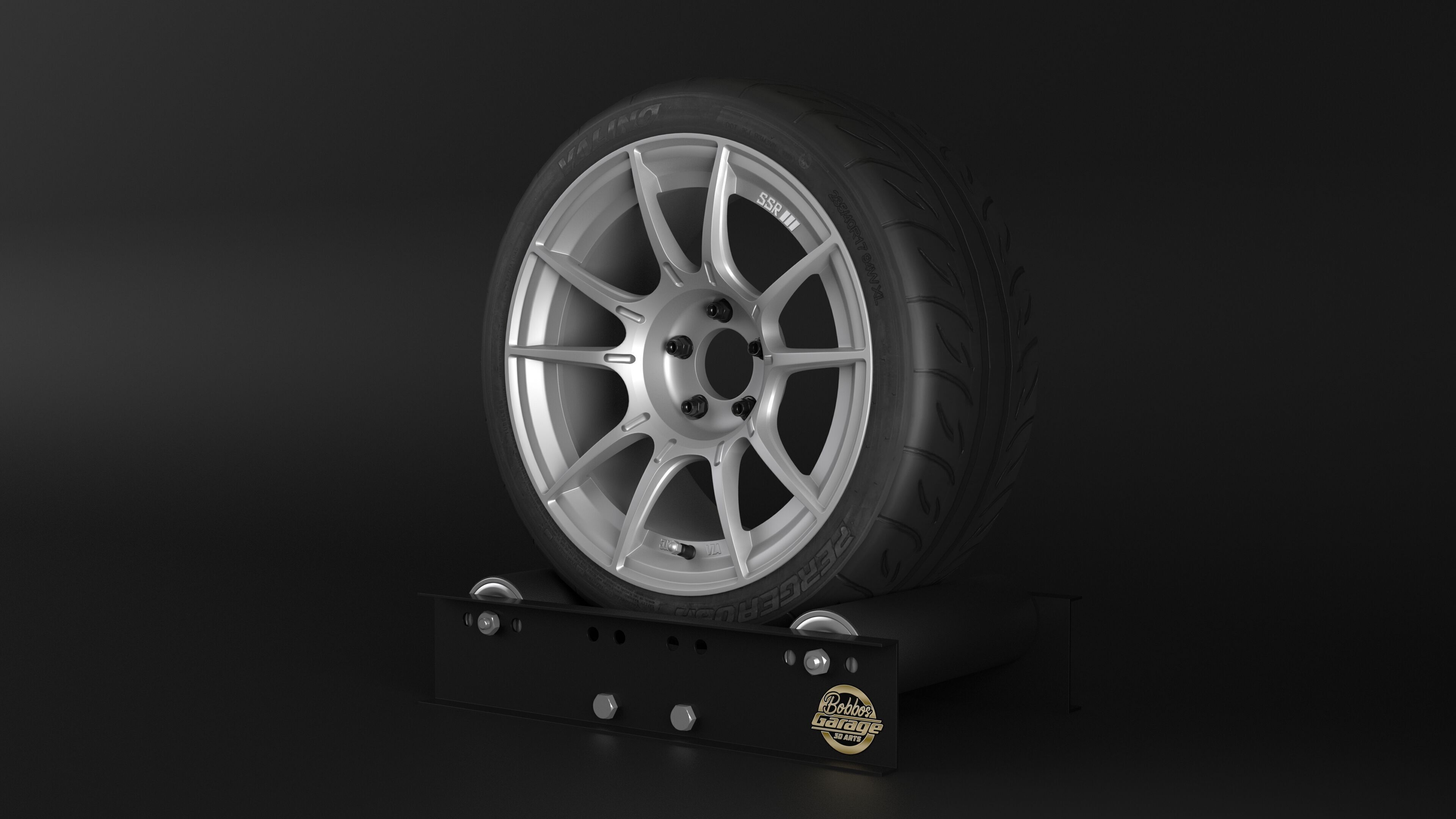 SSR GTX01 Low-poly 3D model_1