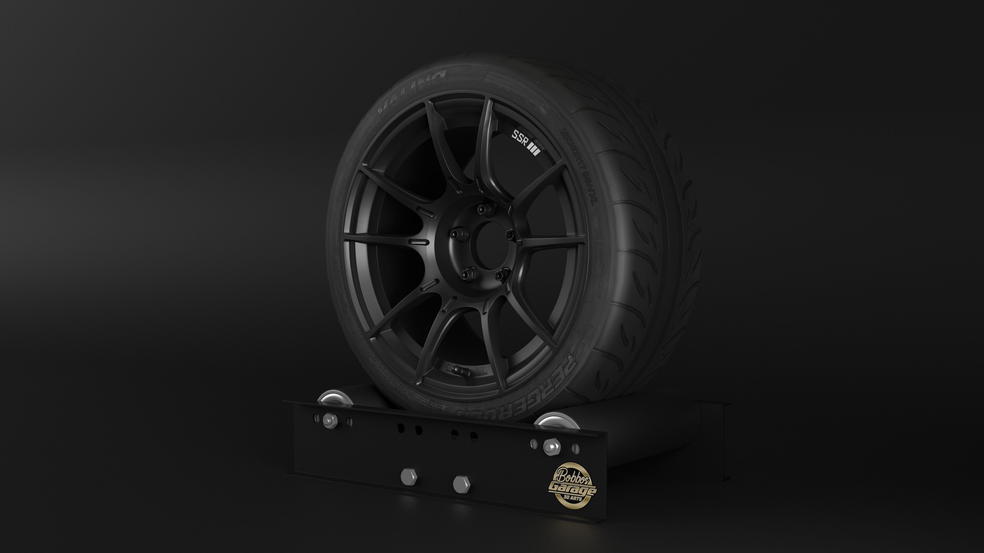 SSR GTX01 Low-poly 3D model_4