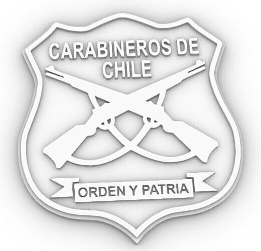 Escudo Carabineros de Chile 3D print model