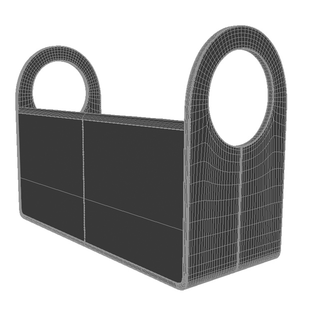 Couch sofa with pillows 3D model_4