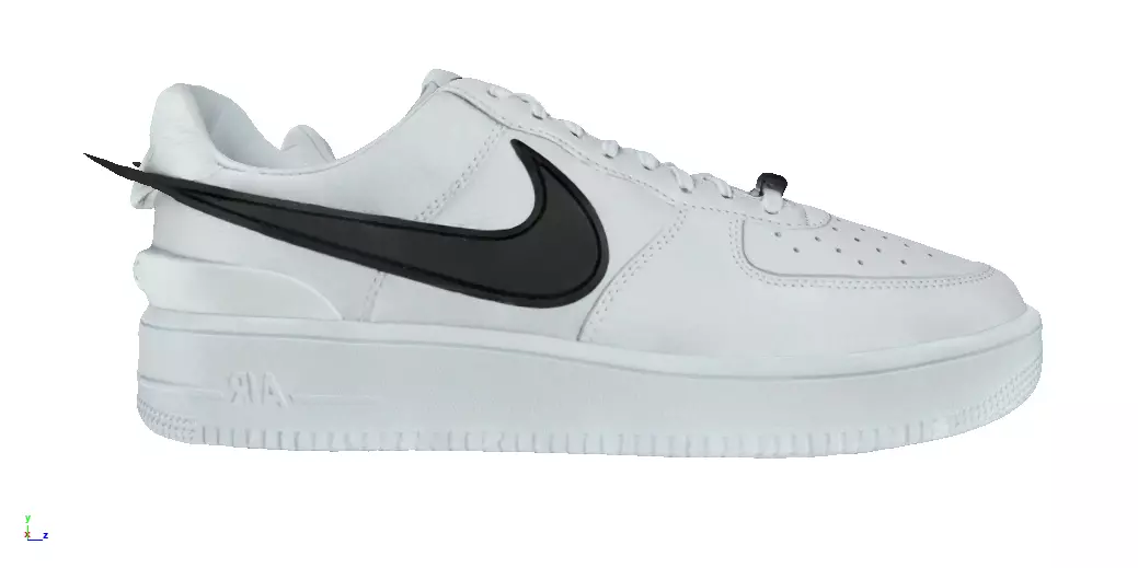 AMBUSH X Nike Air Force 1 one low Low-poly 3D model