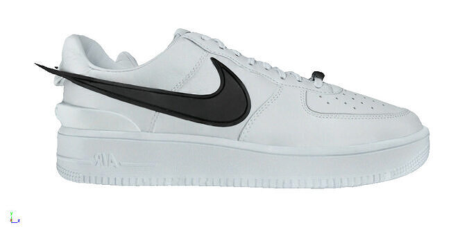 AMBUSH X Nike Air Force 1 one low Low-poly 3D model
