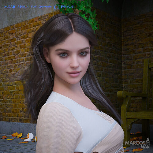 MGAB Mercy for Genesis 8 Female 3D model