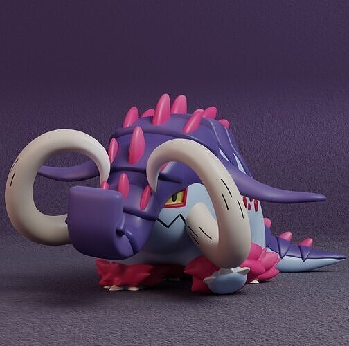 Pokemon - Great Tusk Free 3D print model