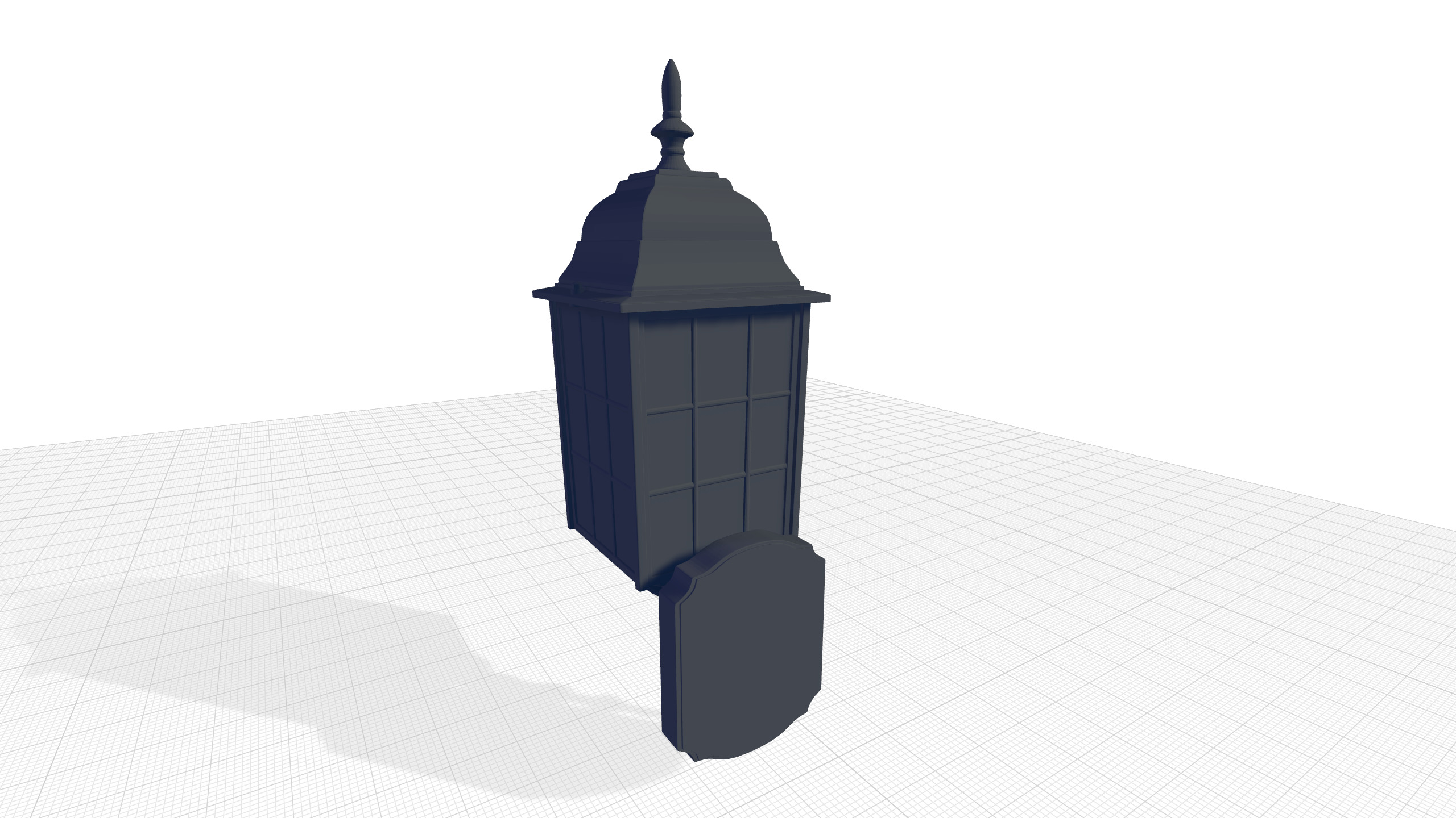 Wall Light 3D model_5