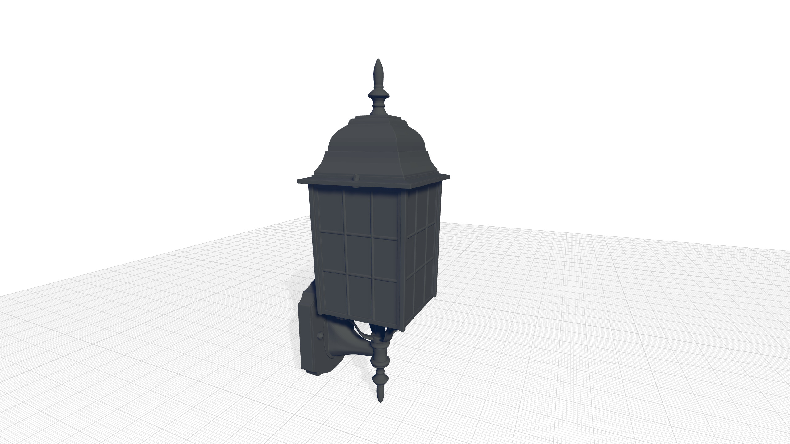 Wall Light 3D model_6