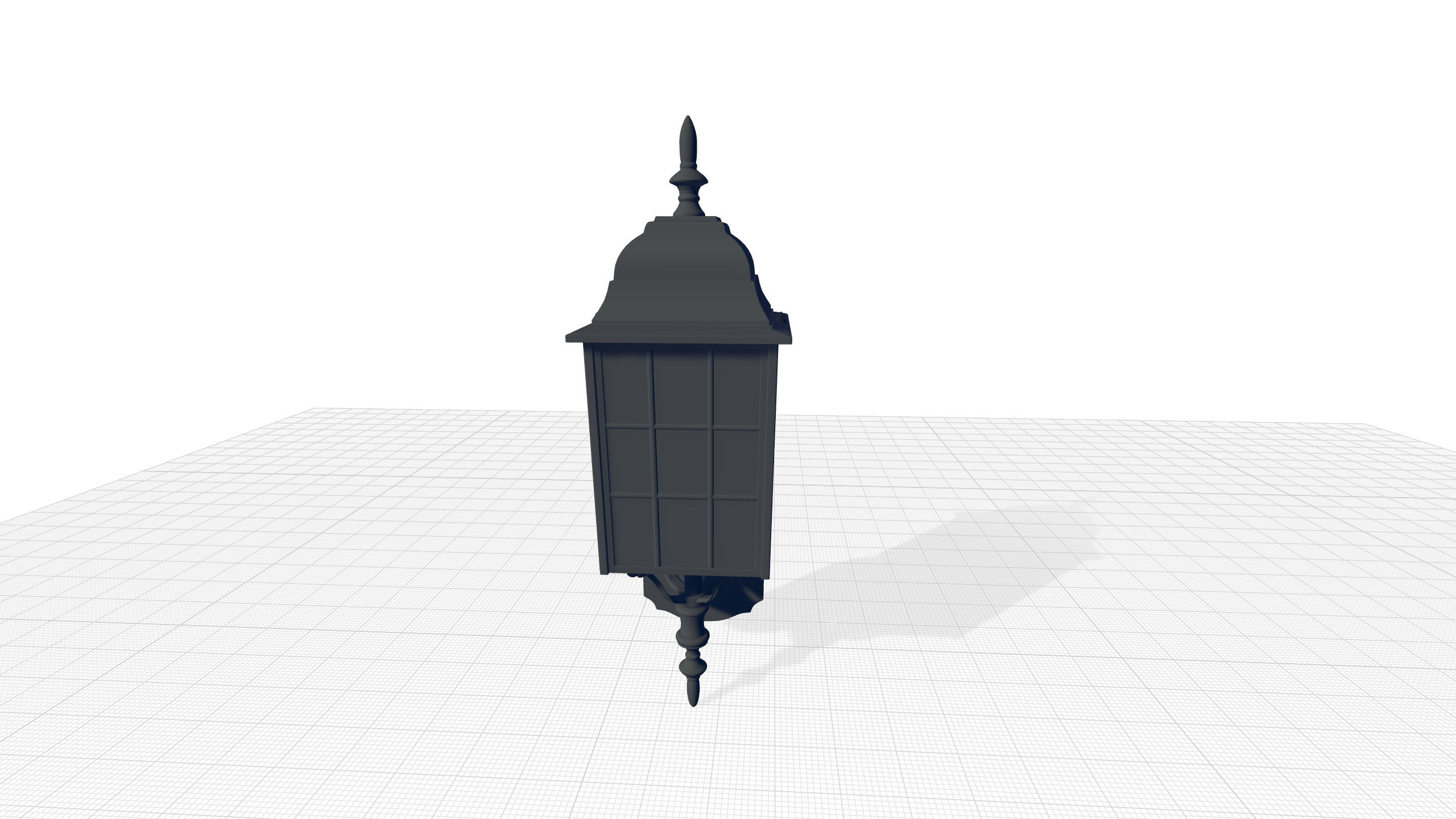 Wall Light 3D model_3
