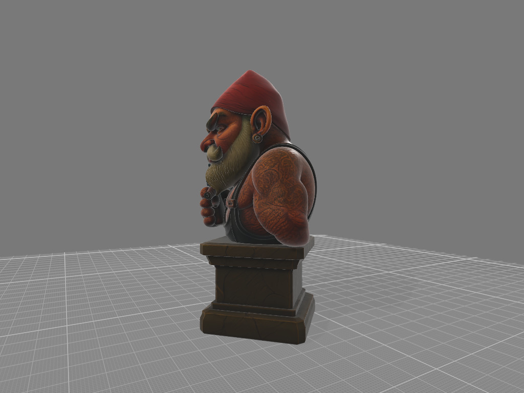 guino tattoo 3D print model_2