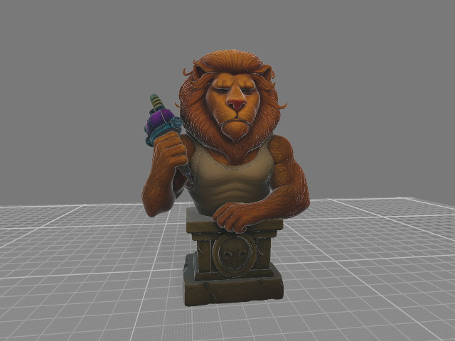 lion tattoo inked 3D print model_4