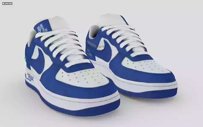 Louis Vuitton x Nike Air Force 1 White