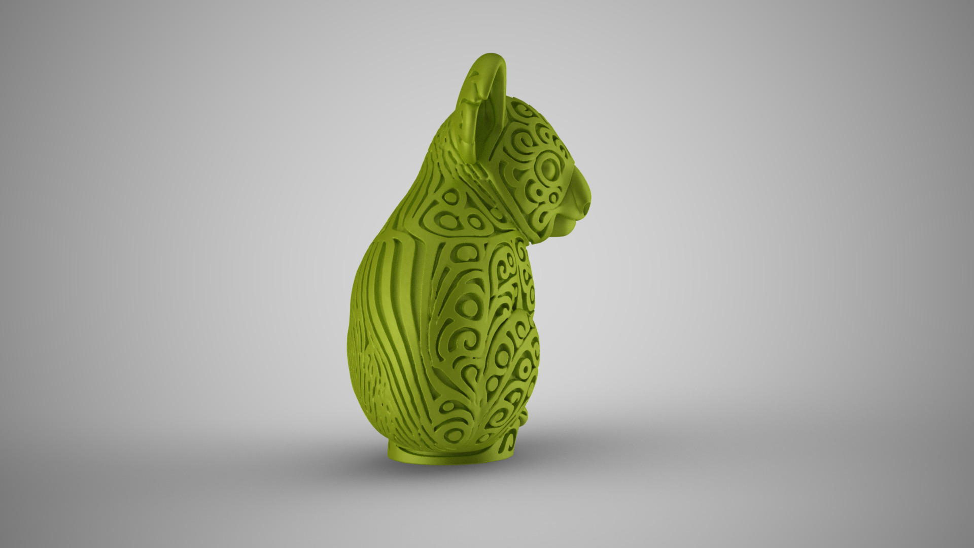 Koala Carving Decor 3D print model_4