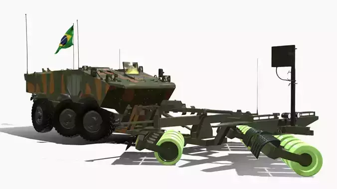 IVECO GUARANI 6X6 SPARK MINE ROLLER