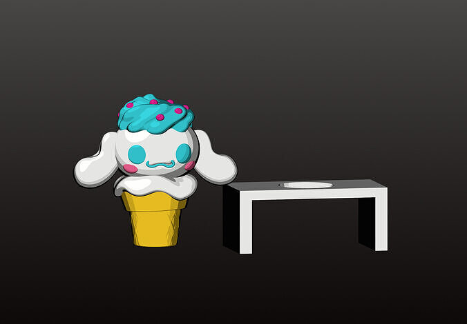 cinnamoroll Funko Ice cream Sanrio 3D print model