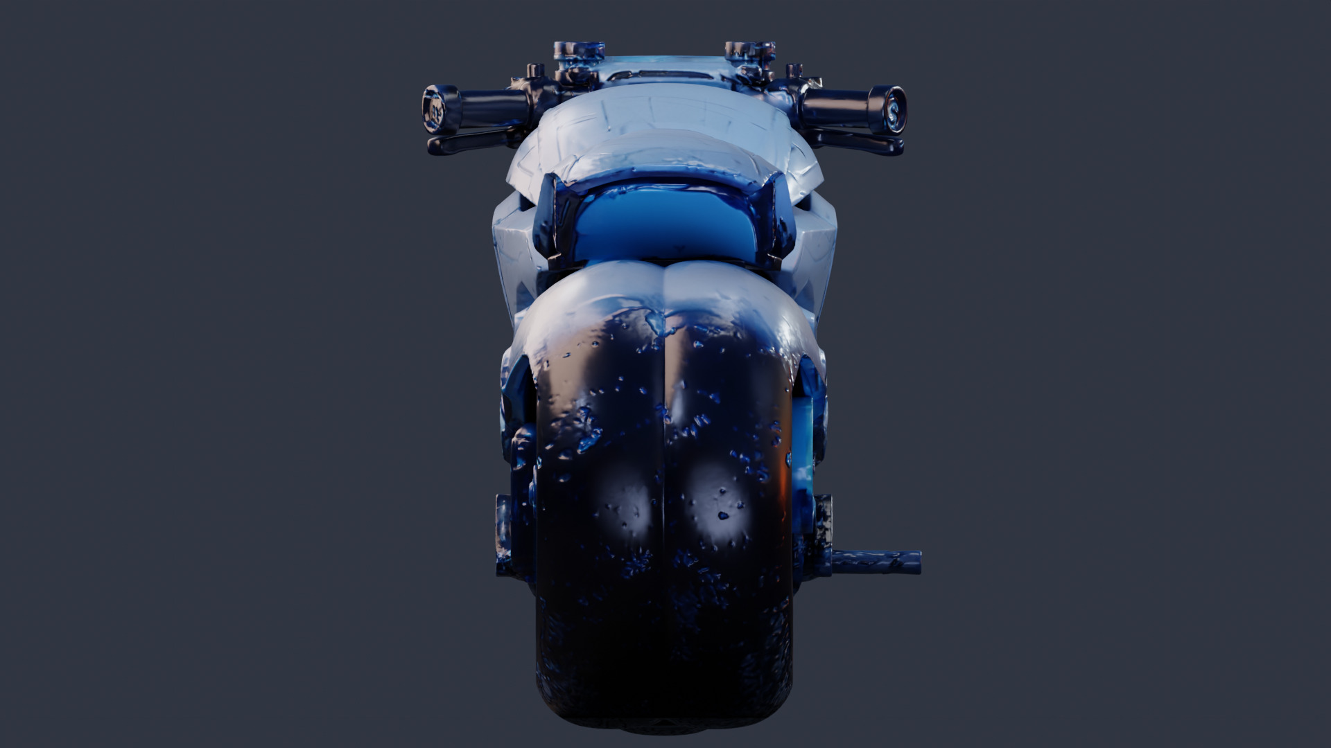 NovaBlade Futuristic Motorcycle 3D Model 3D model_18