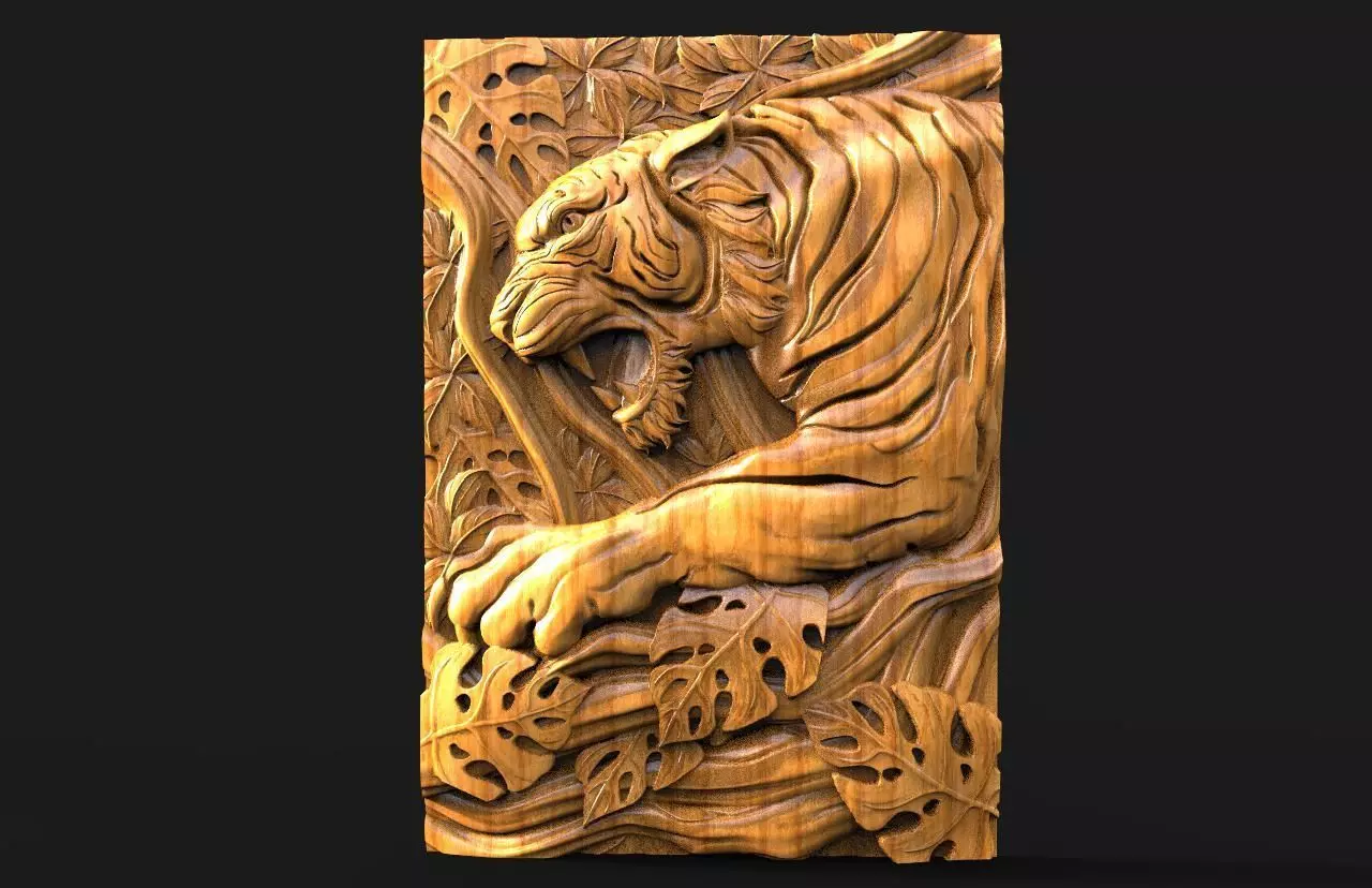 Tiger CNC 3D print model