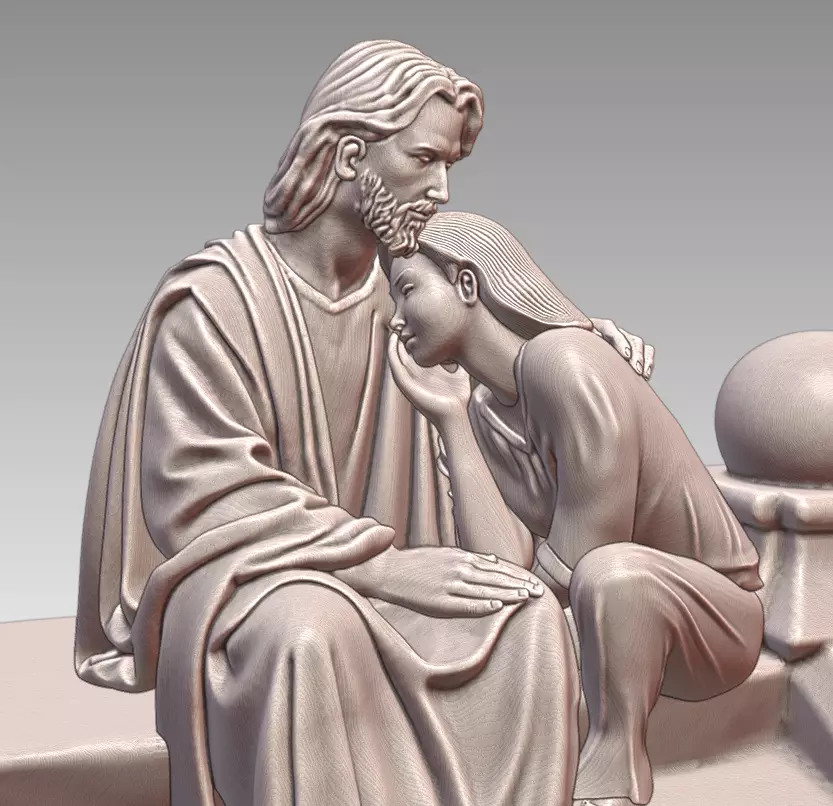 Jesus - Come Unto Me 3D print model