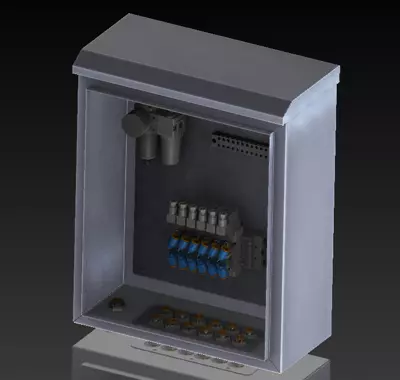 PNUMETIC BOX CONTROL 3D model_0