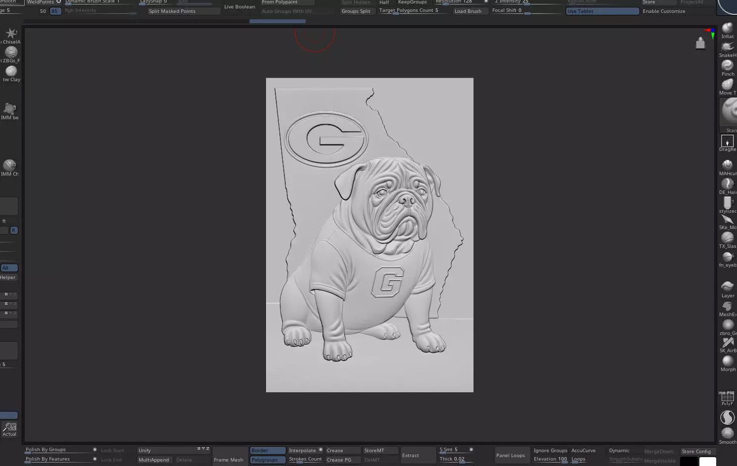 Engraved CNC model 3D print model_0