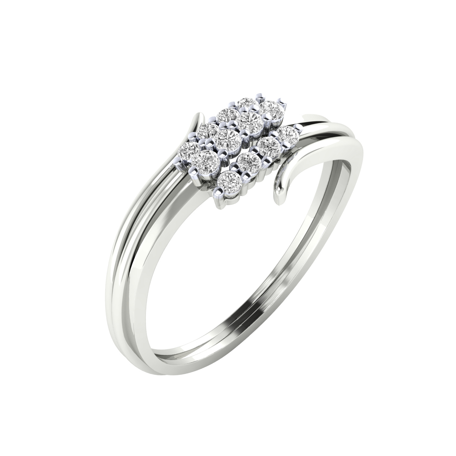 Women Ring Render 3dm STL MTL SLC JCD OBJ FBX Details 3D print model_13