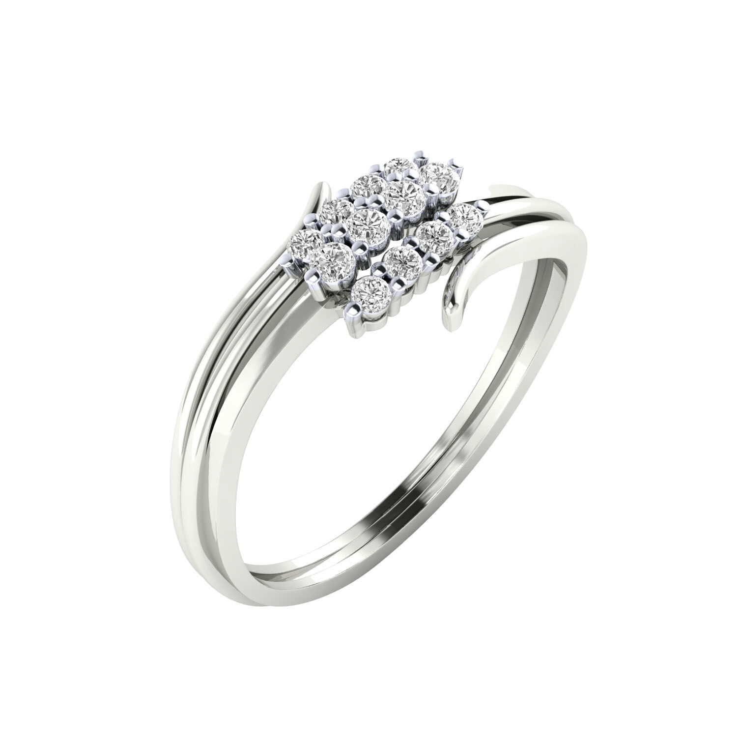 Women Ring Render 3dm STL MTL SLC JCD OBJ FBX Details 3D print model_2