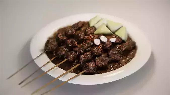 Indonesia Chicken Skewer - Sate Ayam