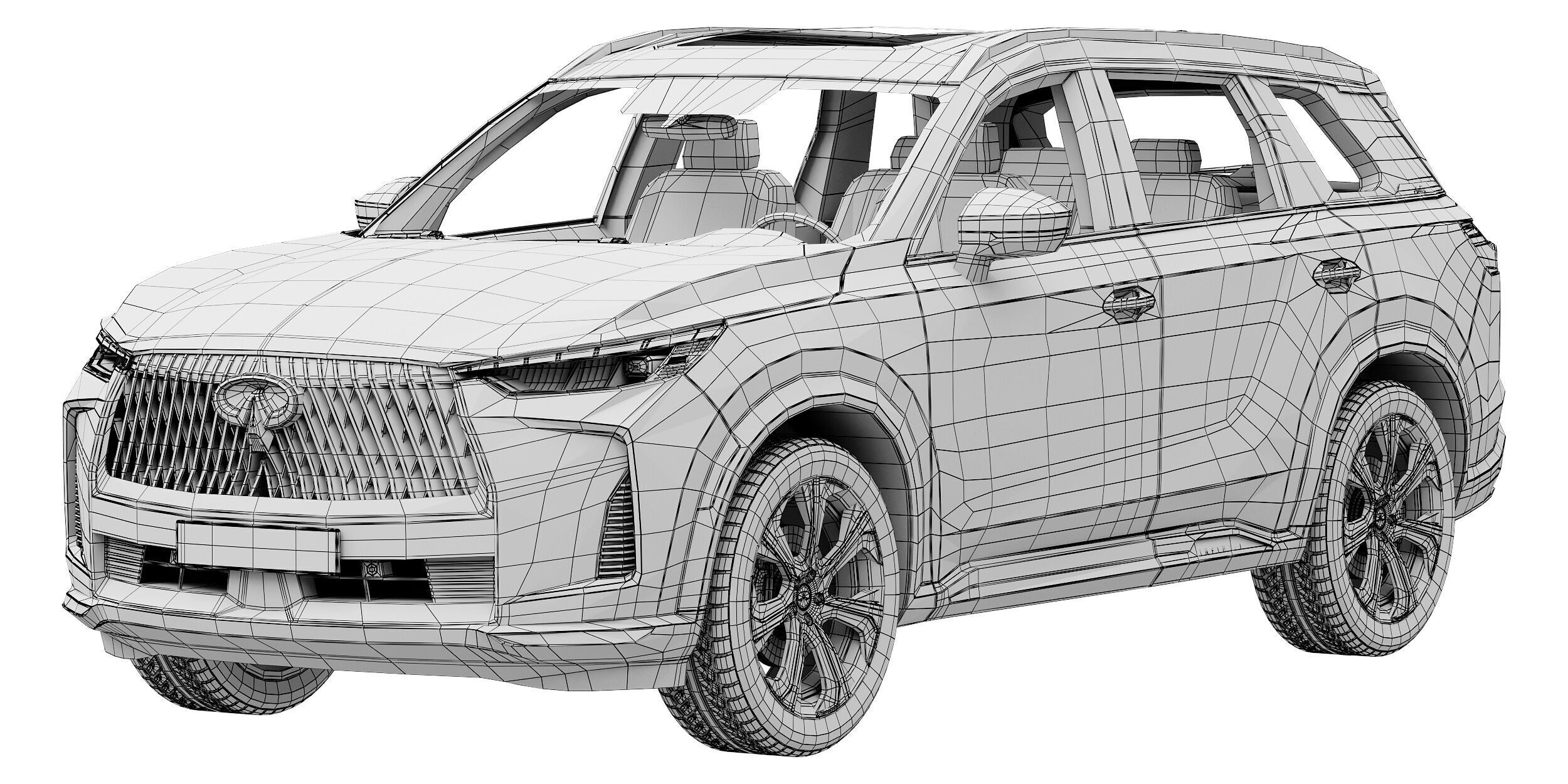 Infiniti QX60 Autograph 2026 3D model_13